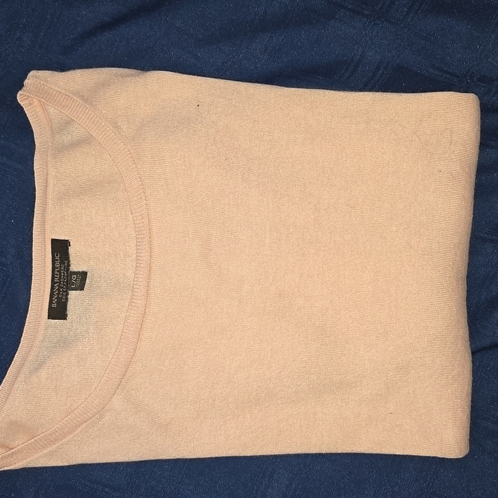 Banana Republic Petal Pink Sweater, L